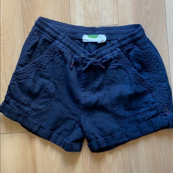 Anthropologie Pants - Anthropologie Linen Shorts Navy Small